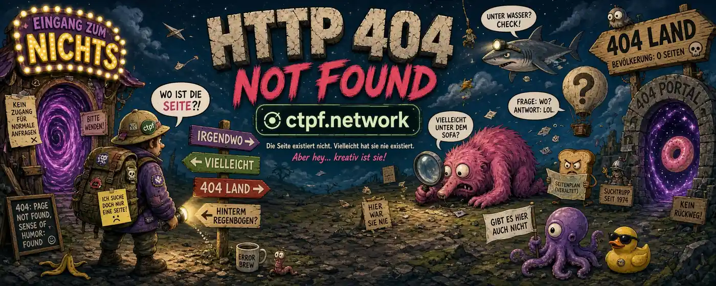 404 Seite nicht gefunden – Fehlerseite von CDPCMS