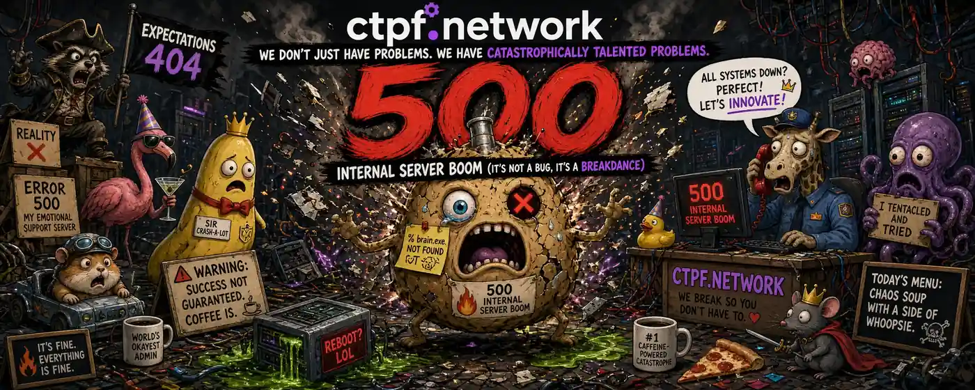 500 Interner Serverfehler – Fehlerseite von CDPCMS