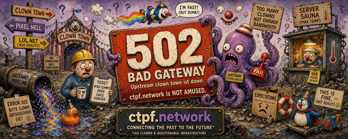 502 Fehlerhaftes Gateway – Fehlerseite von CDPCMS